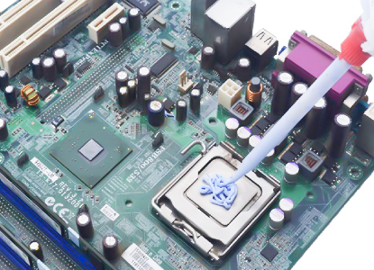 电子元器件的封装及零件锁固