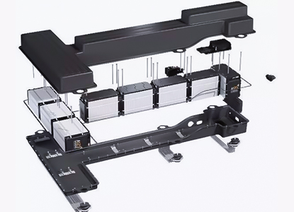 电池模组（电芯）与底板的热传导和粘接